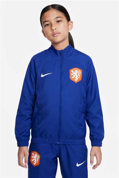 nike knvb academy 19 trainingsjack blauw|Training Apparel .